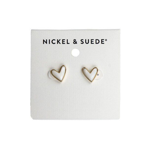 Sweetheart Stud Earrings